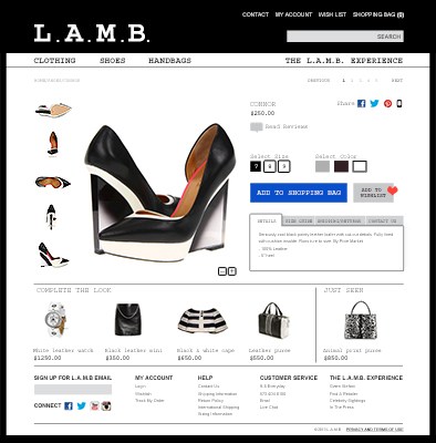 L.A.M.B. Website